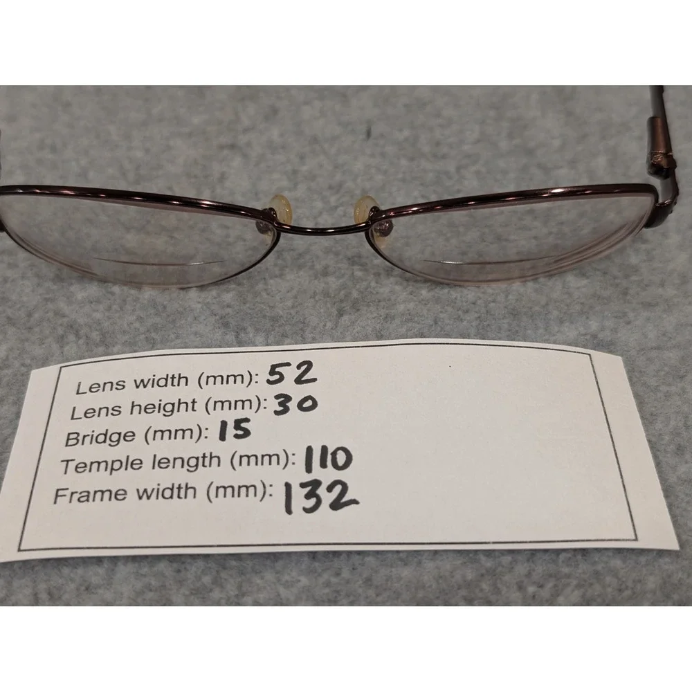 Valerie Spencer Eyeglasses Frames, Brown Metal Frame for Women, Optical‎ Glasses